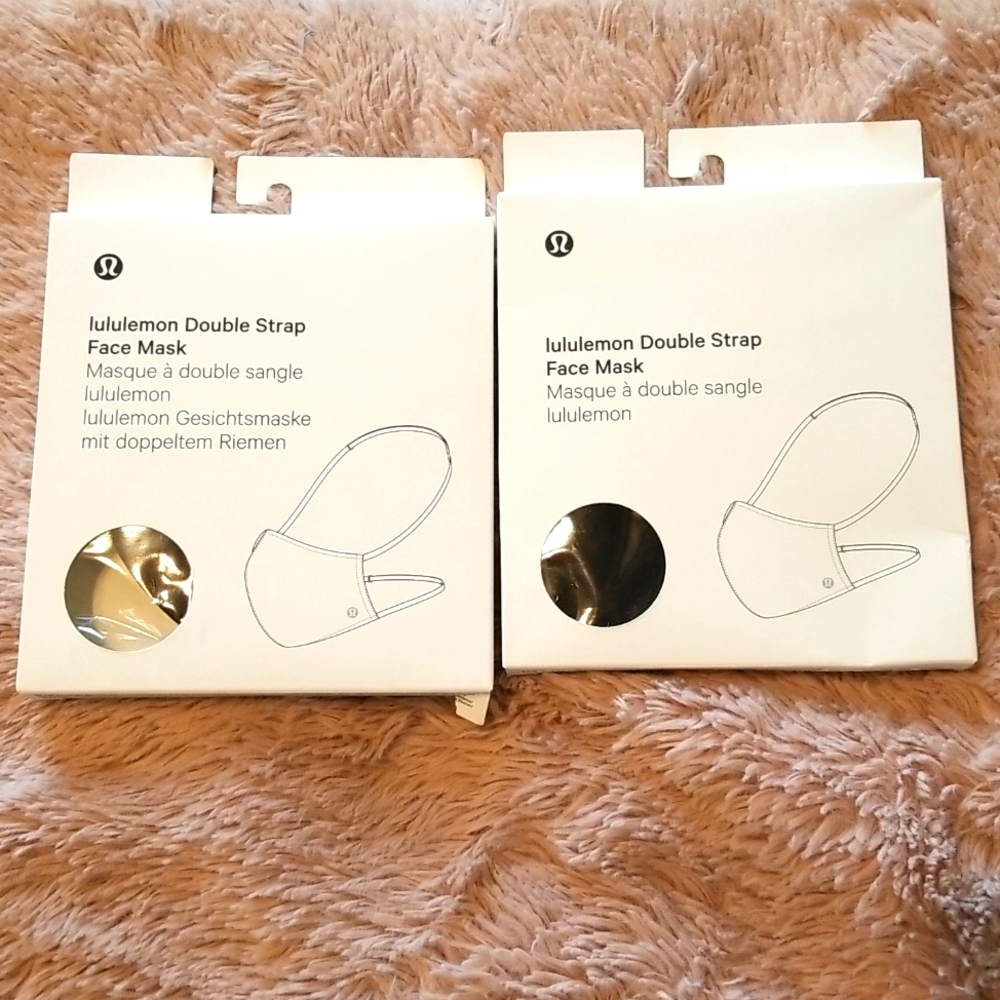 Lululemon 2 strap face masks